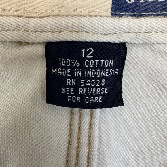 90s Vintage Gap 100% Cotton Bone Carpenter Mid Rise Straight Leg Jeans Size 10 - Picture 12 of 15